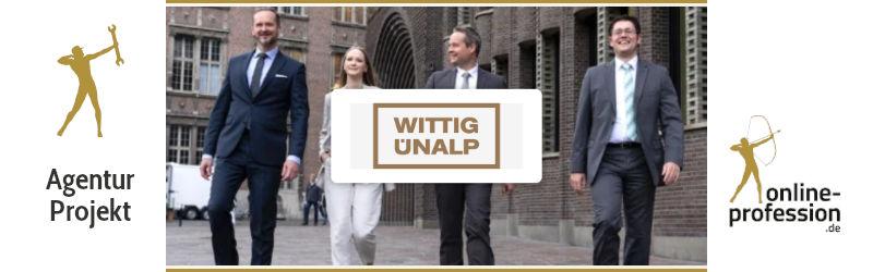 Enge Abstimmung mit dem Ansprechpartner: Unsere Ads-Betreuung für Wittig Ünalp Rechtsanwälte