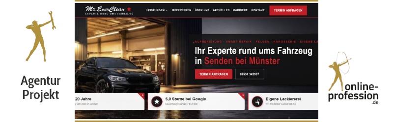 Frischer Wind für einen neuen Kunden: Website-Relaunch für Mr. EverClean