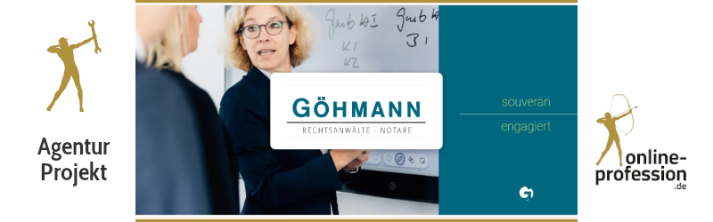 Relaunch für eine traditionsreiche Wirtschaftskanzlei: Unsere Zusammenarbeit mit Göhmann