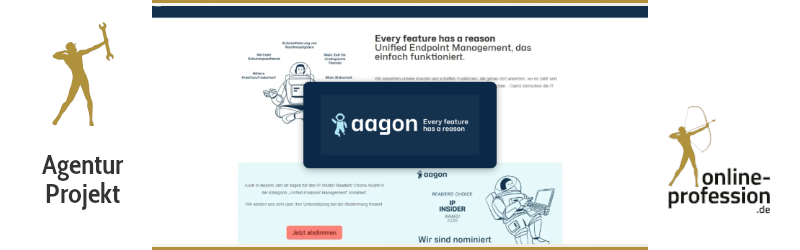 Webseiten-Relaunch für Aagon: Update für den UEM-Spezialisten
