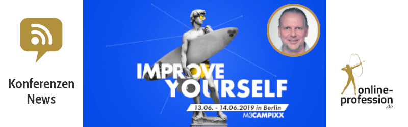 M3-CAMPIXX: Martin Witte spricht auf dem Marketing Sommer-Event in Berlin